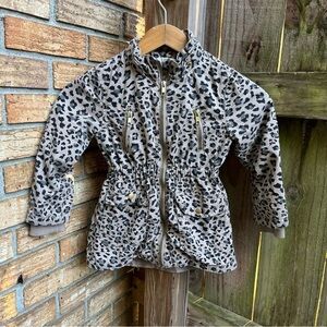 H&M Kids Leopard Print Puffer Jacket